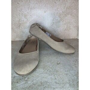 Toms Wear Goods Ballet Flats Women Sz 8.5 Casual Comfort Tan Business Work Shoes